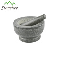 Atacado Molcajete Erva Spice Grinder Granito Mármore Pedra Almofariz e Pilão